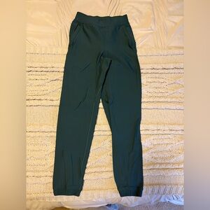 lululemon athletica teal joggers